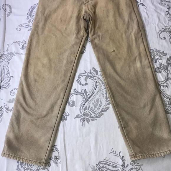 LL Bean Double L Related Fit Tan Flannel Lined Denim Jeans Mens
31X29 Cotton - Picture 3 of 13